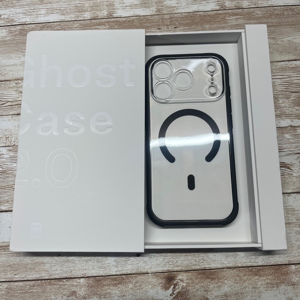 Ghost 2.0 iPhone 17 Pro Clear Case Zero‎ Yellowing Magnetic MagSafe Open Box